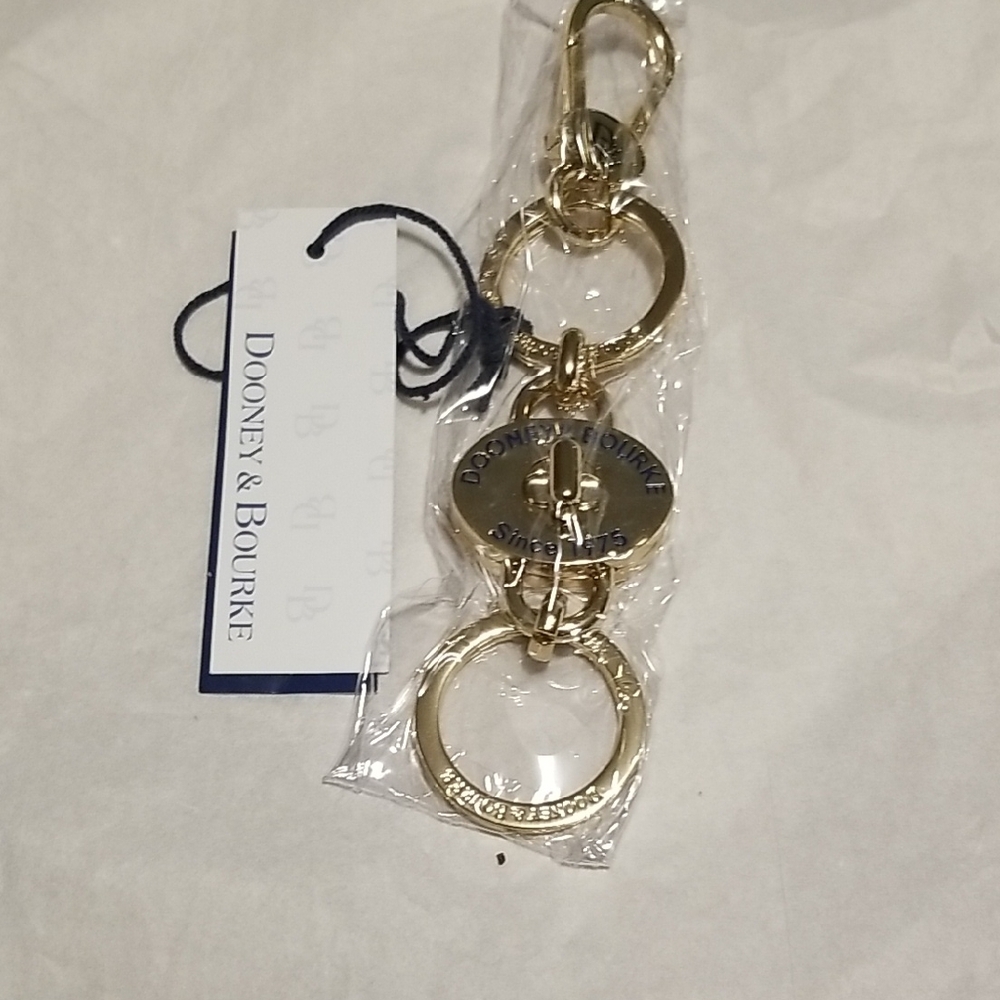 Dooney & Bourke Gold Keychain
